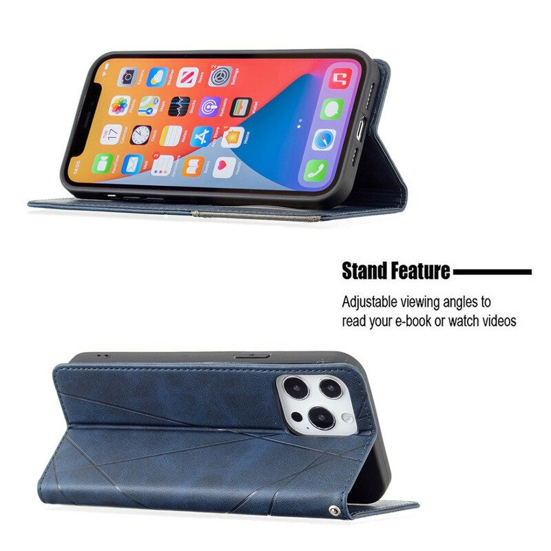 Bescherming Hoesje voor iPhone 13 Pro Max Folio-hoesje Artistieke Stijl