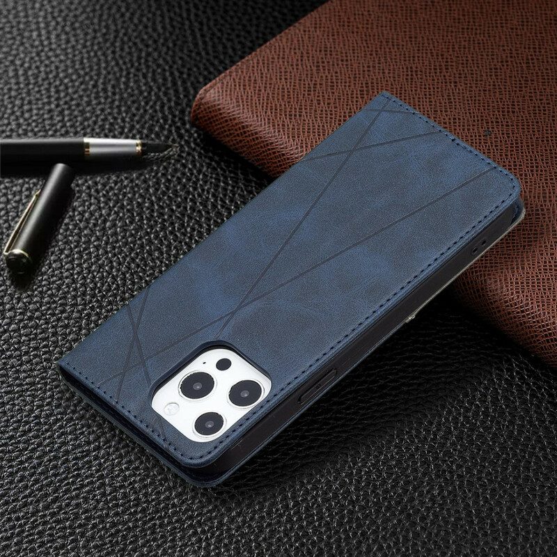 Bescherming Hoesje voor iPhone 13 Pro Max Folio-hoesje Artistieke Stijl