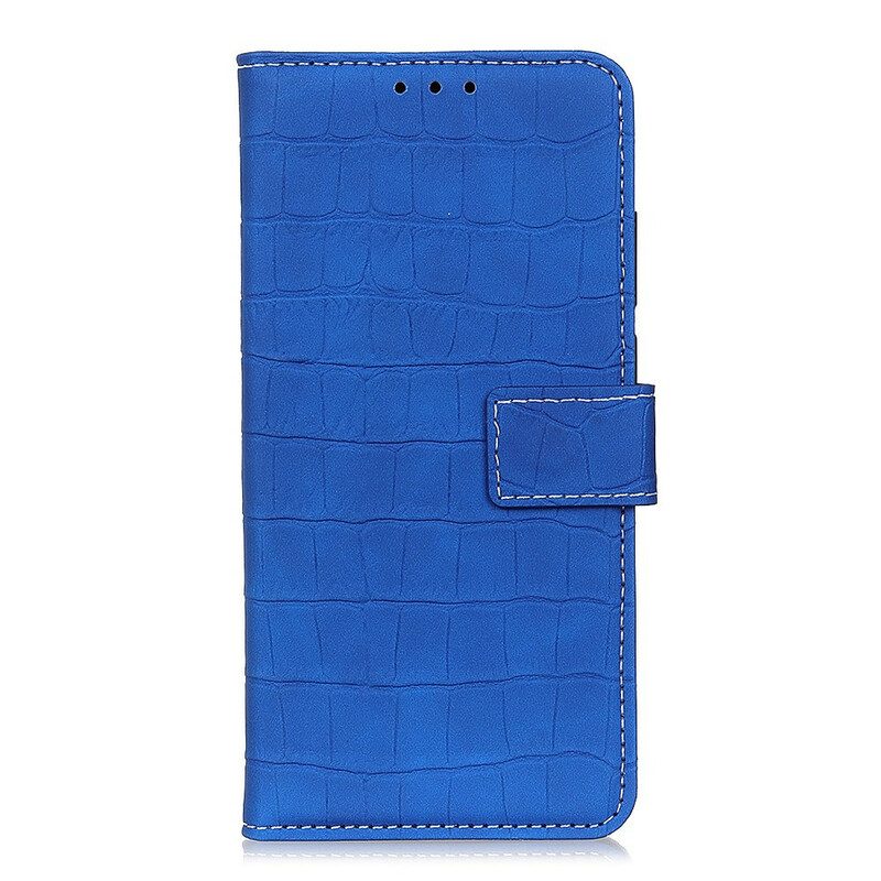 Leren Hoesje voor iPhone 13 Pro Max Krokodillen Kracht