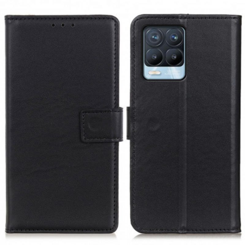 Folio-hoesje voor Realme 8 / 8 Pro Effen Kunstleer