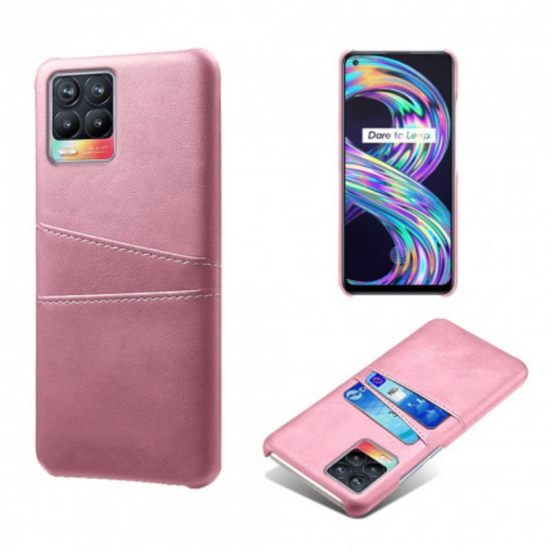 Hoesje voor Realme 8 / 8 Pro Ksq-kaarthouder