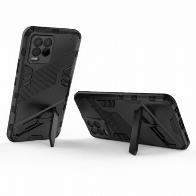 Telefoonhoesje voor Realme 8 / 8 Pro Handsfree Afneembare Standaard Met Twee Standen