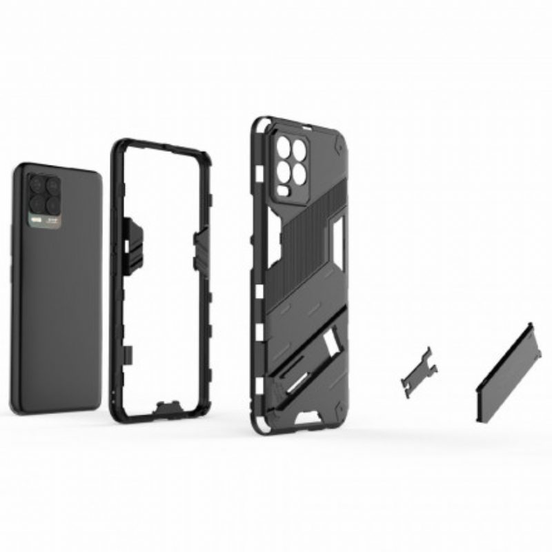 Telefoonhoesje voor Realme 8 / 8 Pro Handsfree Afneembare Standaard Met Twee Standen