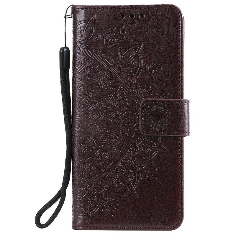 Folio-hoesje voor Samsung Galaxy Note 10 Zon Mandala
