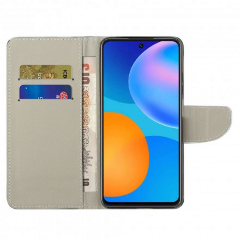 Leren Hoesje voor Motorola Edge 20 Gevaarlijke Beer