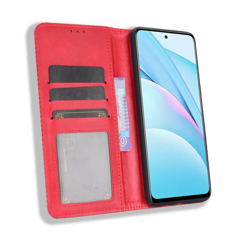 Bescherming Hoesje voor Xiaomi Redmi Note 9 Pro 5G Folio-hoesje Vintage-effect