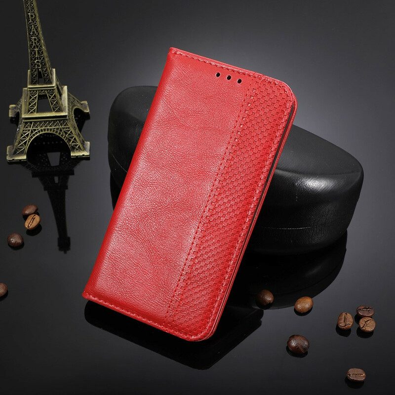 Bescherming Hoesje voor Xiaomi Redmi Note 9 Pro 5G Folio-hoesje Vintage-effect