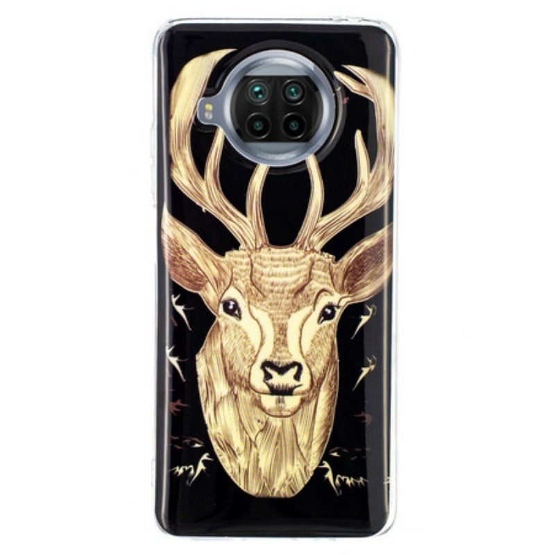 Telefoonhoesje voor Xiaomi Redmi Note 9 Pro 5G Neon Majestueuze Herten