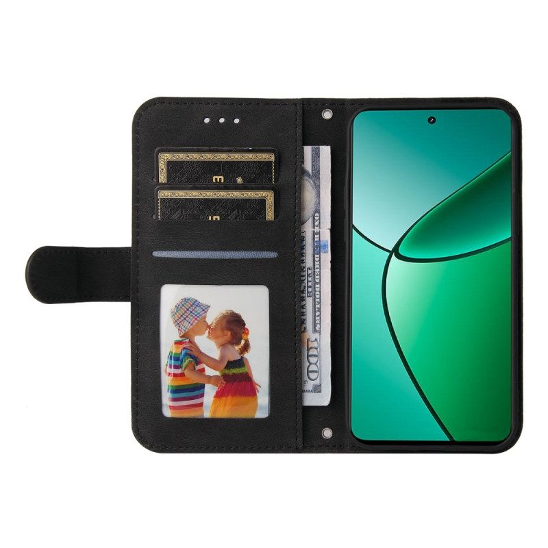 Folio-hoesje Realme 12 Plus 5g Telefoonhoesje Decoratieve Klinknagel