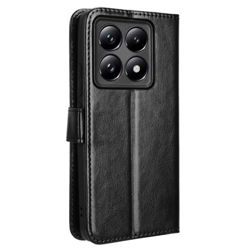 Folio-hoesje Xiaomi 14t Telefoonhoesje Flitsend Kunstleer