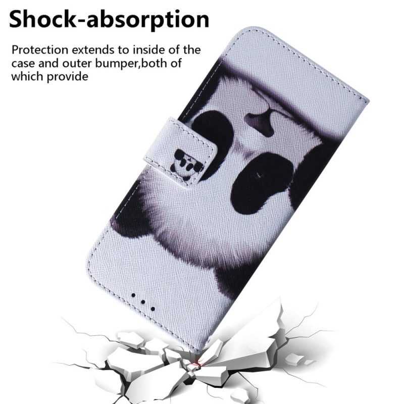 Folio-hoesje voor Xiaomi Redmi 10A Panda
