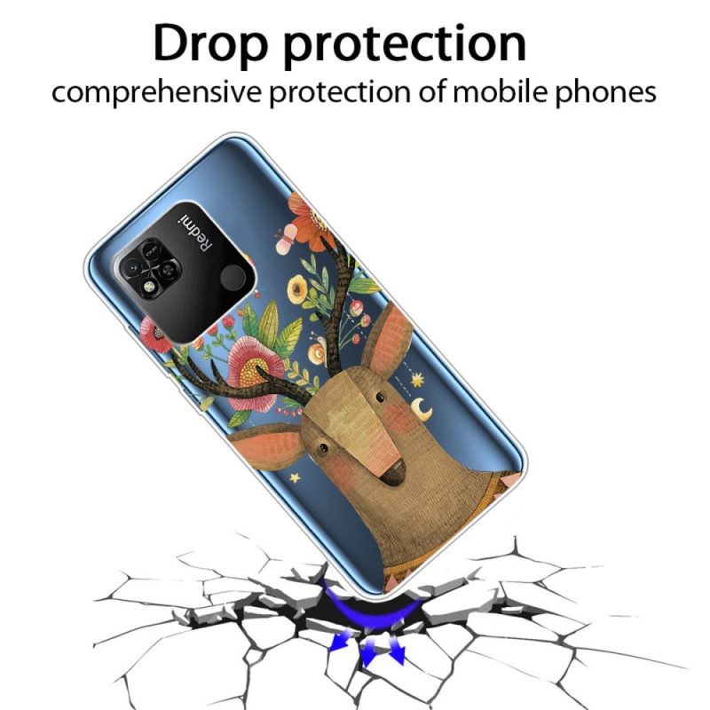 Hoesje voor Xiaomi Redmi 10A Stammen Herten