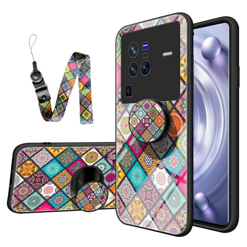 Hoesje voor Vivo X80 Pro Lapwerk Magnetische Houder