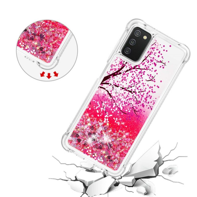 Hoesje voor Samsung Galaxy A03s Glitter Boom
