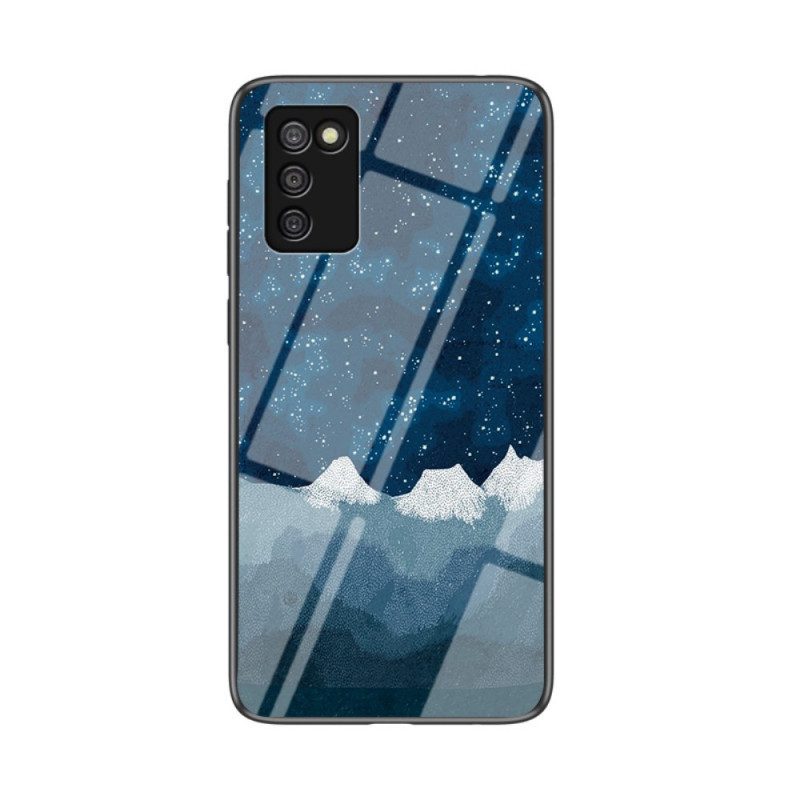 Hoesje voor Samsung Galaxy A03s Schoonheid Gehard Glas