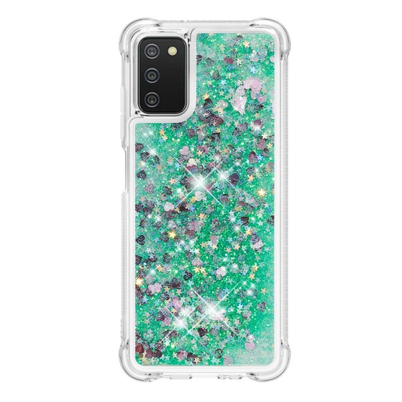 Hoesje voor Samsung Galaxy A03s Verlangens Pailletten
