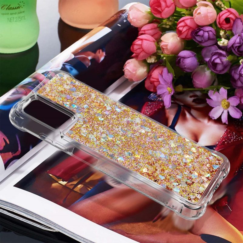 Hoesje voor Samsung Galaxy A03s Verlangens Pailletten