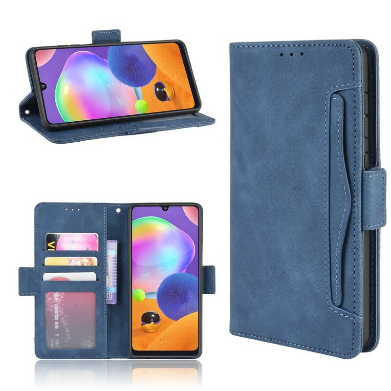 Flip Case voor Samsung Galaxy A31 Premier Class Met Meerdere Kaarten