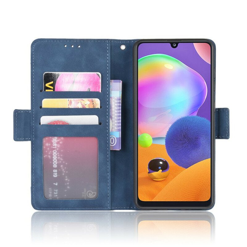 Flip Case voor Samsung Galaxy A31 Premier Class Met Meerdere Kaarten