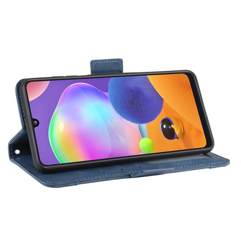 Flip Case voor Samsung Galaxy A31 Premier Class Met Meerdere Kaarten