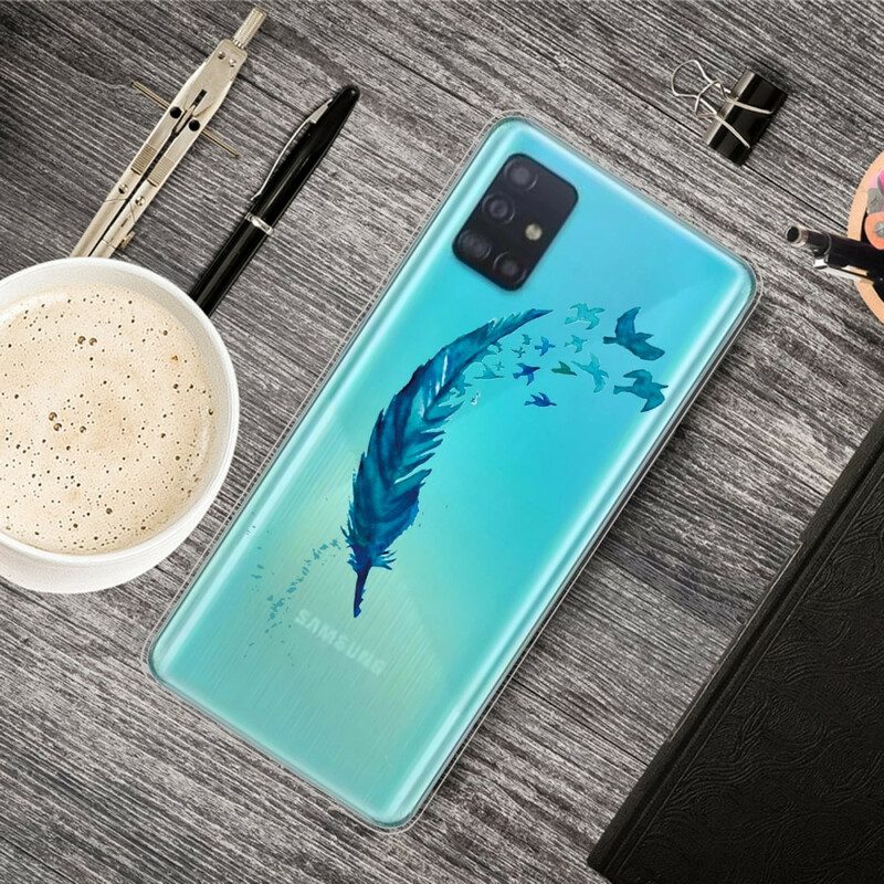 Telefoonhoesje voor Samsung Galaxy A31 Prachtige Veer