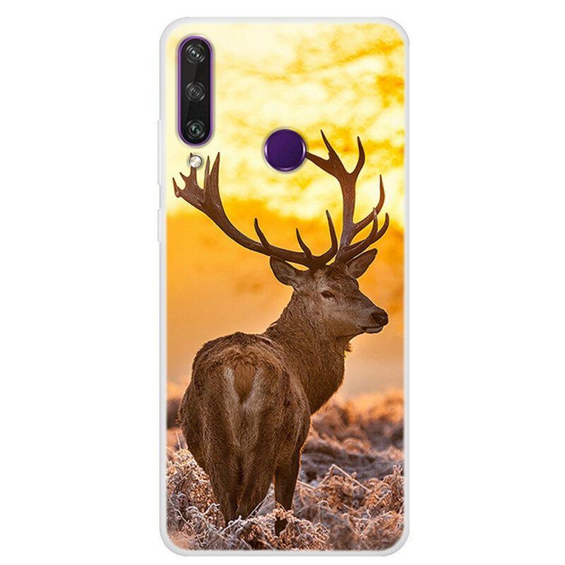 Hoesje voor Huawei Y6p Herten En Landschap