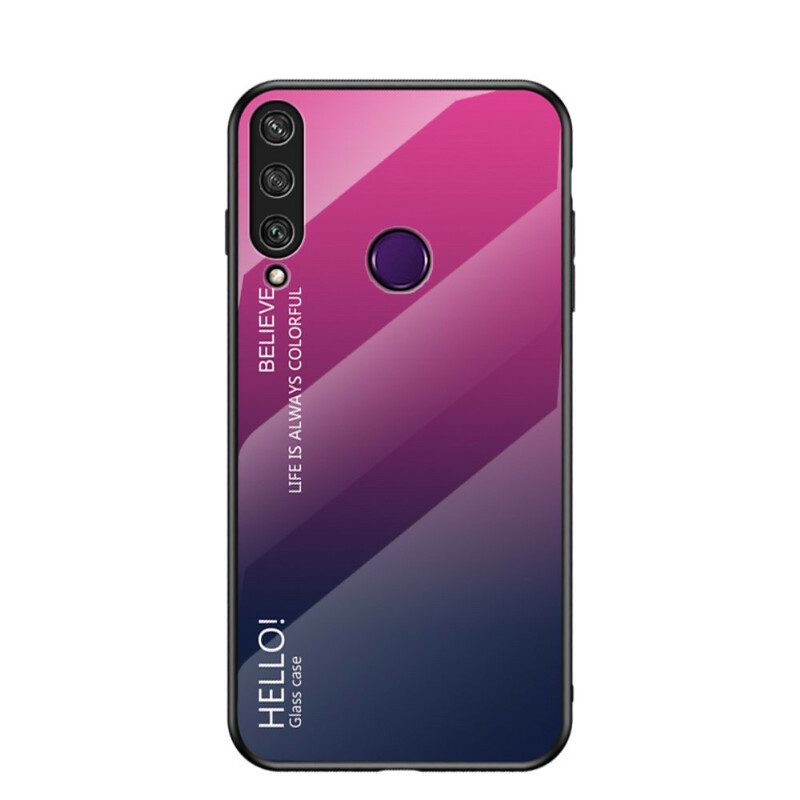 Telefoonhoesje voor Huawei Y6p Gehard Glas Hallo