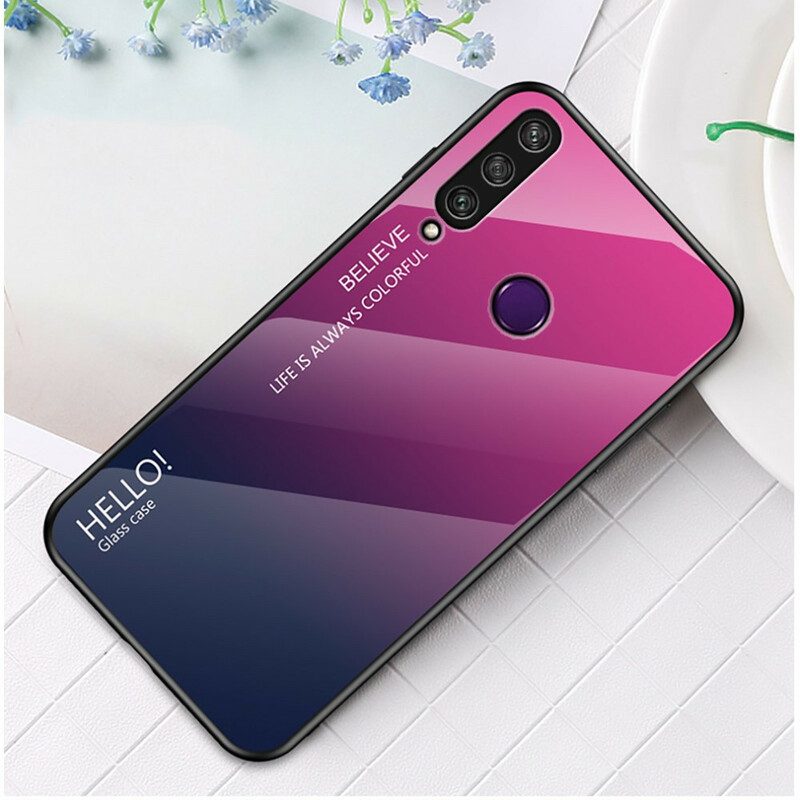 Telefoonhoesje voor Huawei Y6p Gehard Glas Hallo