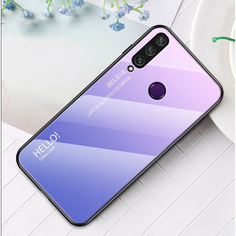 Telefoonhoesje voor Huawei Y6p Gehard Glas Hallo