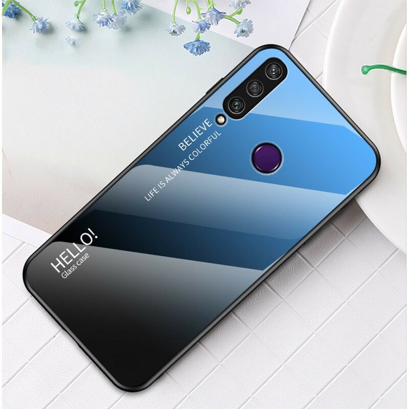 Telefoonhoesje voor Huawei Y6p Gehard Glas Hallo