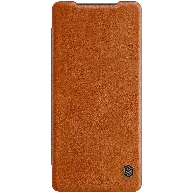 Bescherming Hoesje voor Samsung Galaxy Note 20 Folio-hoesje Nillkin Qin-serie