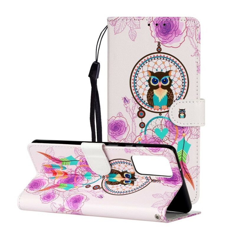 Flip Case voor Samsung Galaxy Note 20 Koning Uil