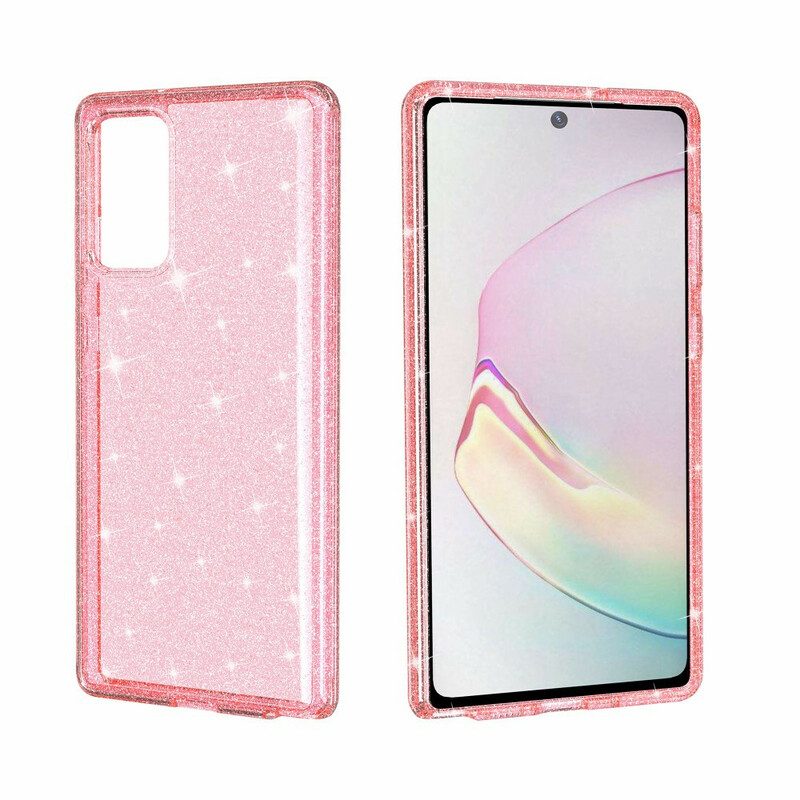 Hoesje voor Samsung Galaxy Note 20 Glitter Poeder