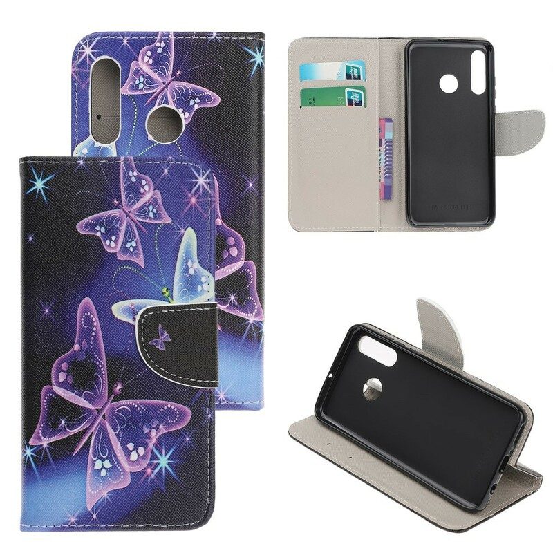 Folio-hoesje voor Huawei P Smart Z Neonvlinders