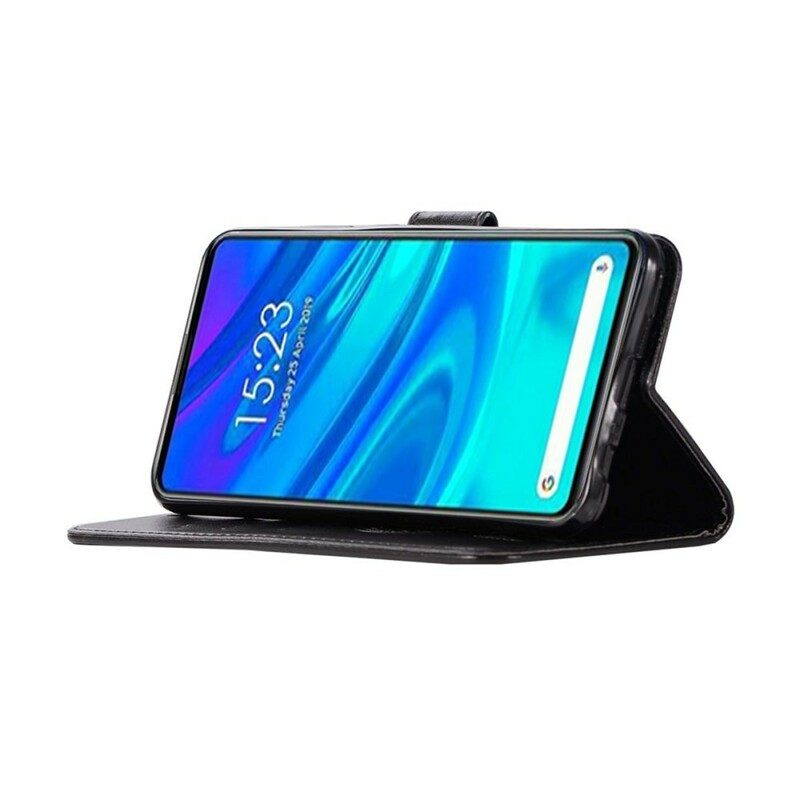 Leren Hoesje voor Huawei P Smart Z Leereffect Dromenvanger Uil