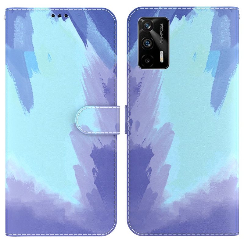 Folio-hoesje voor Realme GT 5G Waterverf