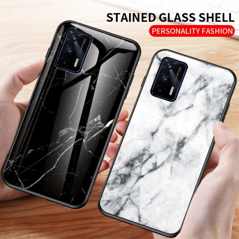 Hoesje voor Realme GT 5G Premium Kleuren Gehard Glas