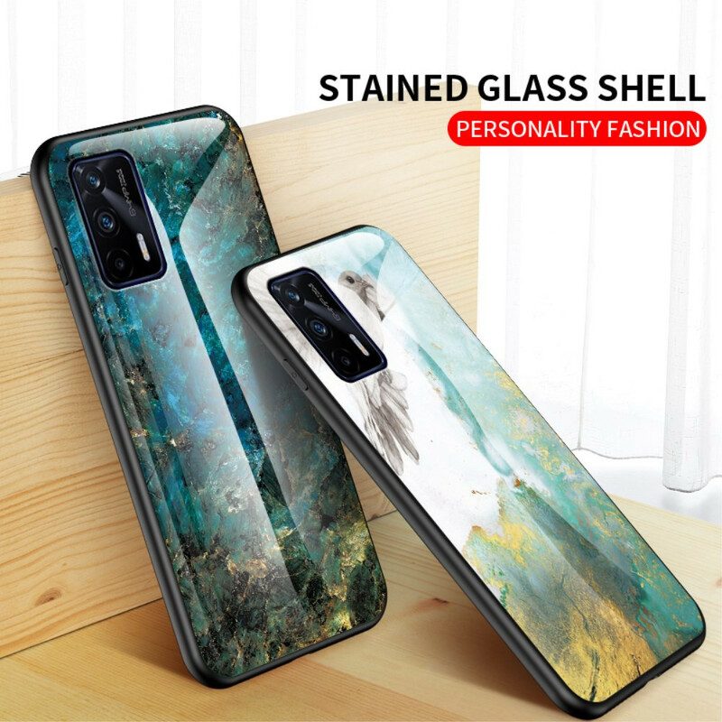 Hoesje voor Realme GT 5G Premium Kleuren Gehard Glas