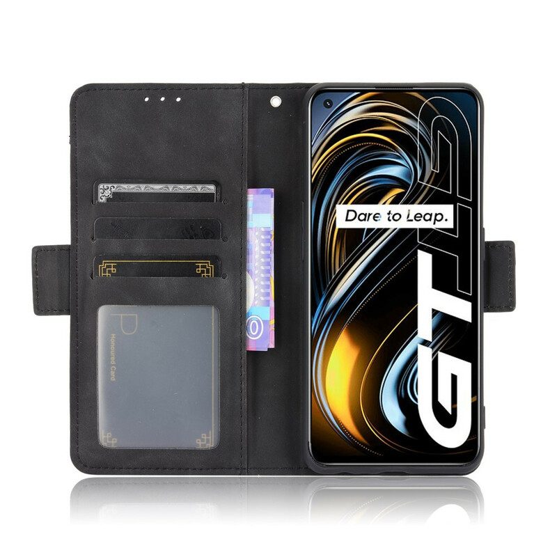 Leren Hoesje voor Realme GT 5G Premier Class Met Meerdere Kaarten