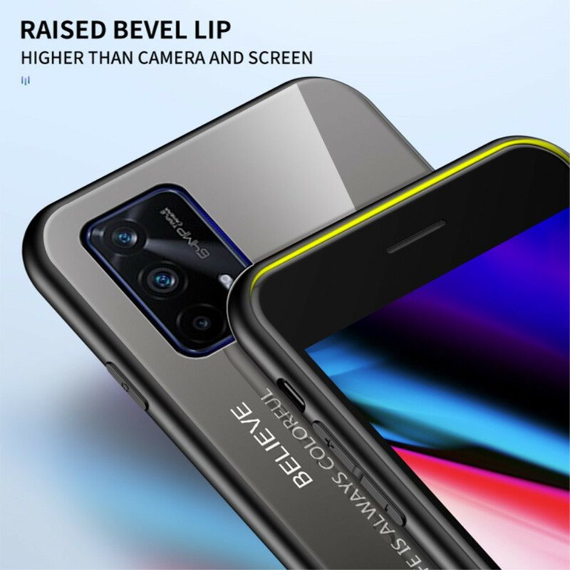 Telefoonhoesje voor Realme GT 5G Gehard Glas Hallo