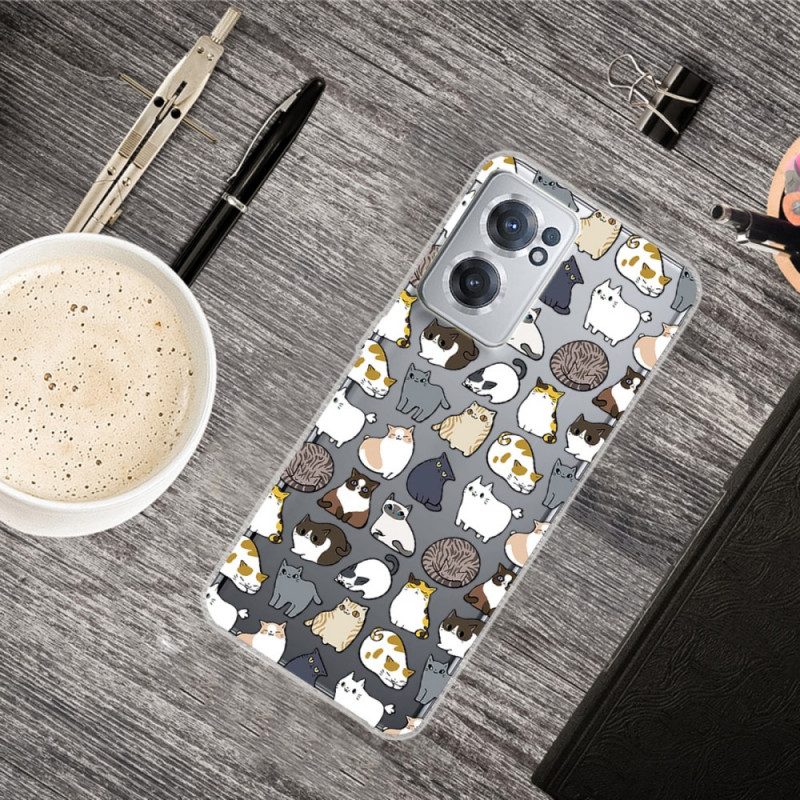Telefoonhoesje voor OnePlus Nord CE 2 5G Katten Van De Wereld