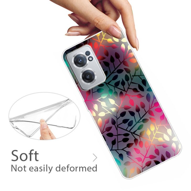 Telefoonhoesje voor OnePlus Nord CE 2 5G Neon Planten