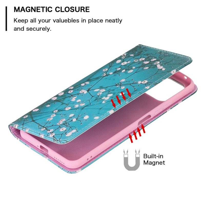 Bescherming Hoesje voor Xiaomi Mi 11 Lite 4G / 5G / 5G NE Folio-hoesje Bloeiende Takken