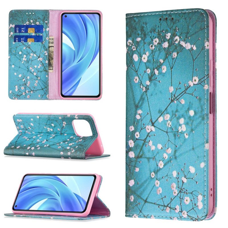 Bescherming Hoesje voor Xiaomi Mi 11 Lite 4G / 5G / 5G NE Folio-hoesje Bloeiende Takken