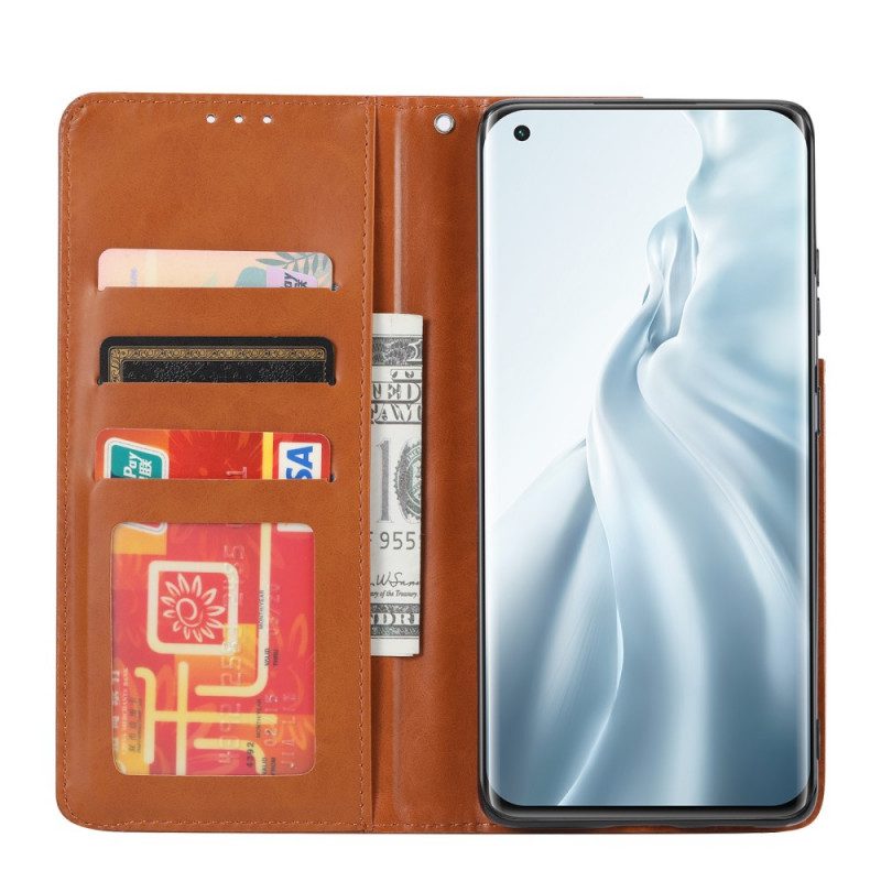 Bescherming Hoesje voor Xiaomi Mi 11 Lite 4G / 5G / 5G NE Folio-hoesje Kaarthouder Van Imitatieleer