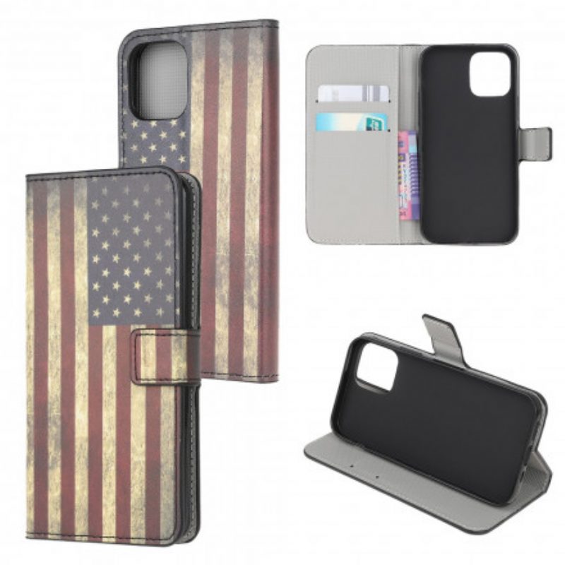 Folio-hoesje voor Xiaomi Mi 11 Lite 4G / 5G / 5G NE Amerikaanse Vlag