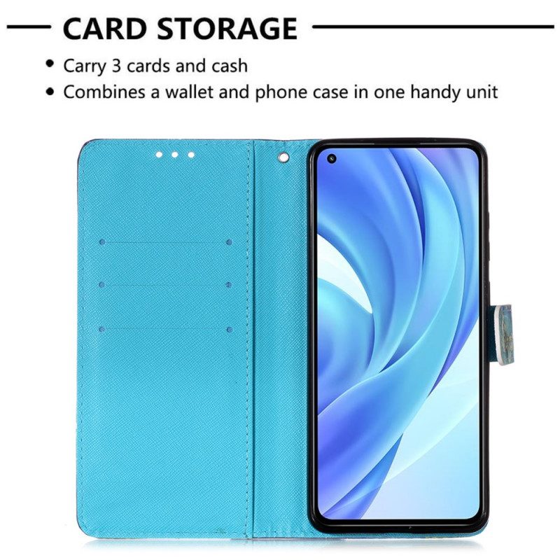 Folio-hoesje voor Xiaomi Mi 11 Lite 4G / 5G / 5G NE Aquarel Dromenvanger