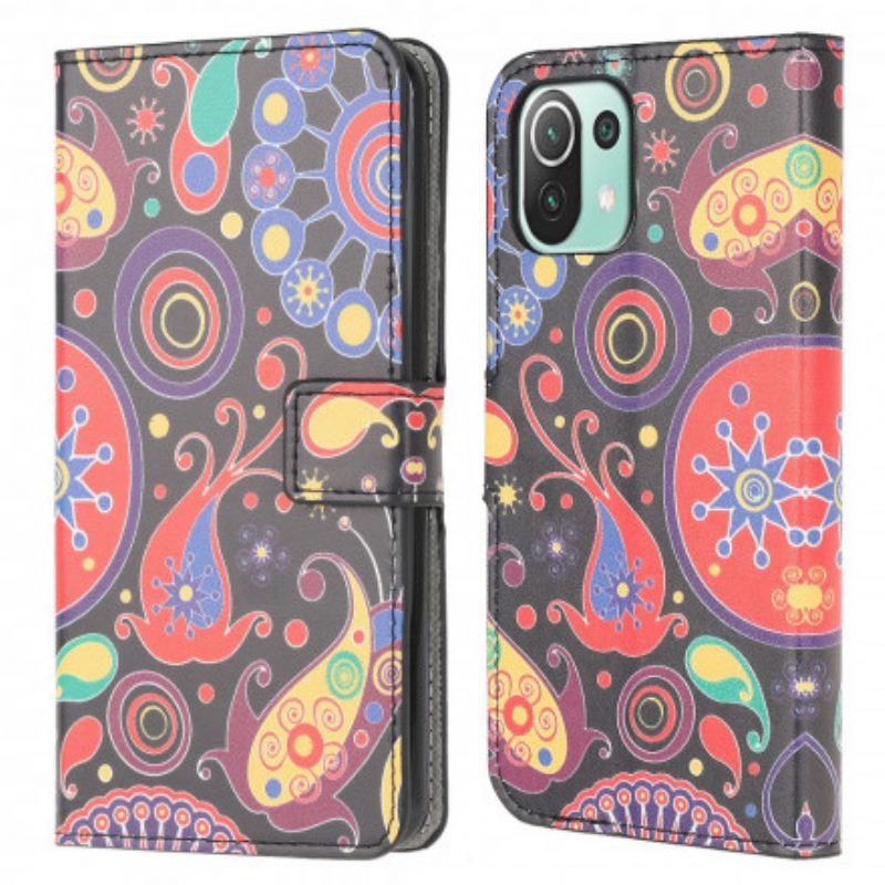 Folio-hoesje voor Xiaomi Mi 11 Lite 4G / 5G / 5G NE Galaxy-ontwerp