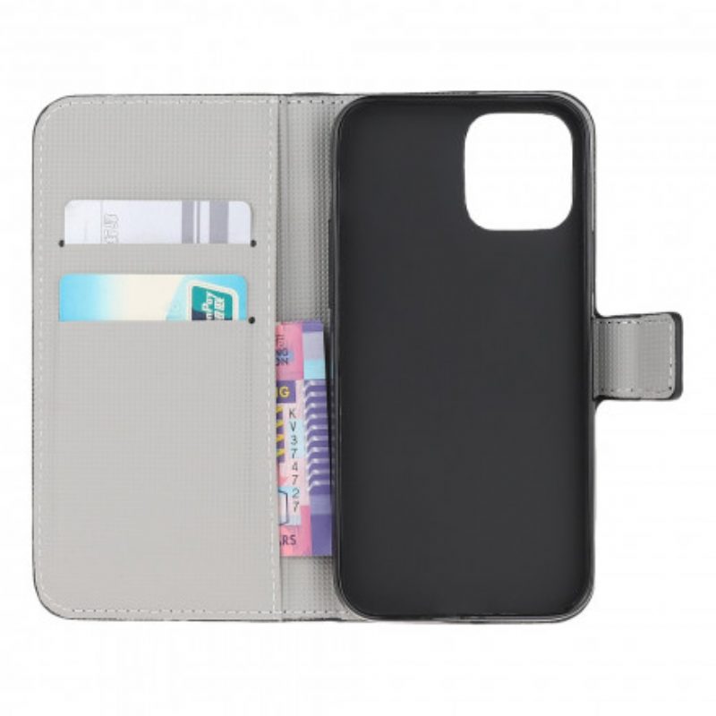 Folio-hoesje voor Xiaomi Mi 11 Lite 4G / 5G / 5G NE Galaxy-ontwerp