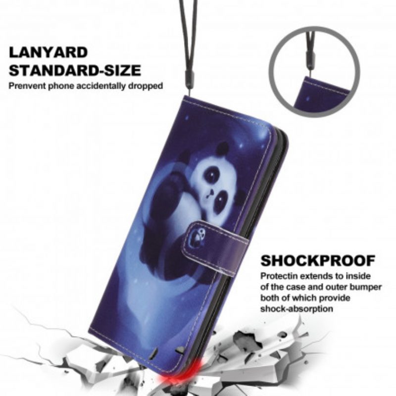 Folio-hoesje voor Xiaomi Mi 11 Lite 4G / 5G / 5G NE Panda-ruimte